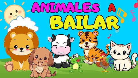 🎵 "Animales Sonrientes: Canción Infantil Divertida con Sonidos de Animales"