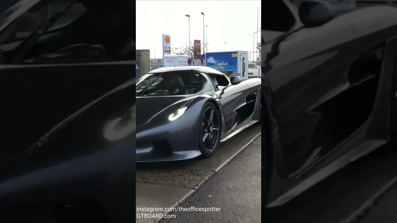 STARTUP Koenigsegg Absolut Magma in Ängelholm, Sweden. Extremely brutal!