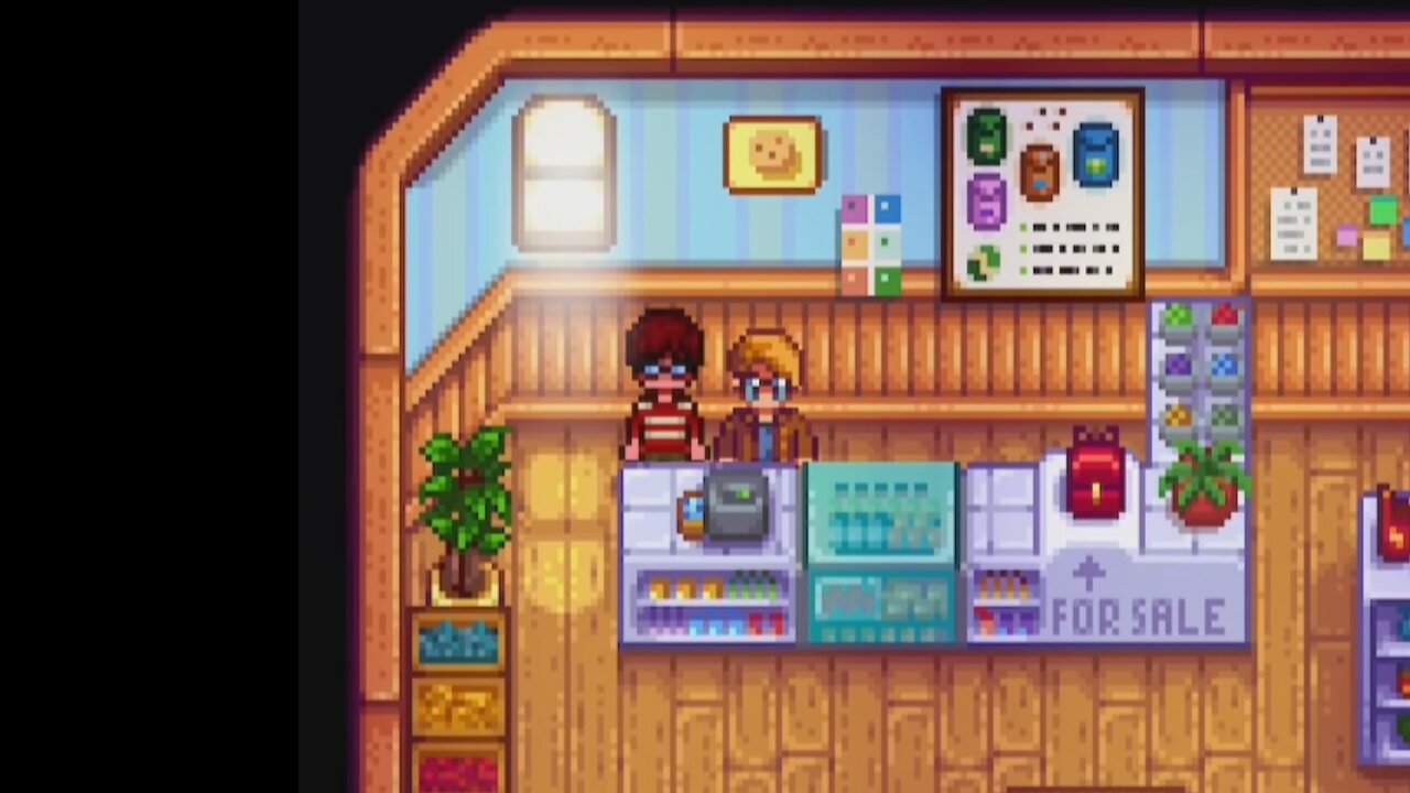 Stardew Valley - Pierre Birthday Interactions