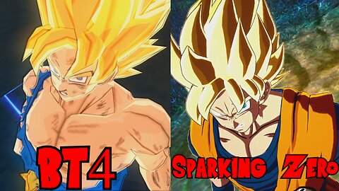 Goku (Z-Early & Mid) Dragon Ball Sparking Zero VS Budokai Tenkaichi 4