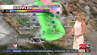 Above normal temperatures ahead of our next storm