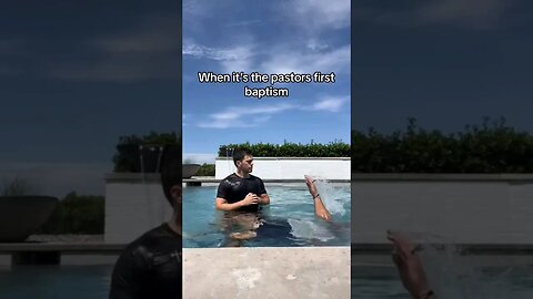 Pastors first Baptism *gone wrong #shorts #funny