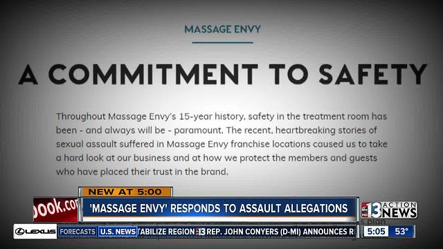 Massage Envy responds to assault allegations