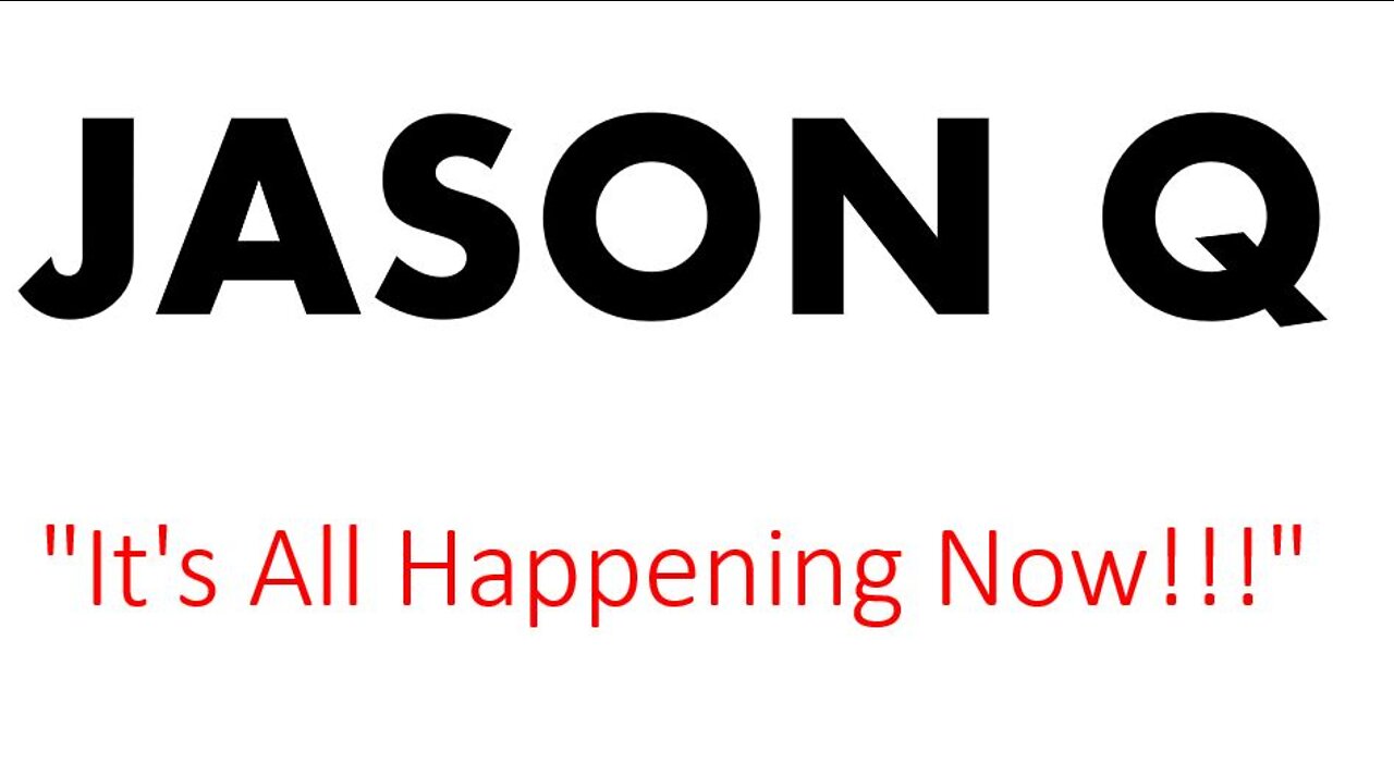 Jason Q "It's All Happening Now!!!"