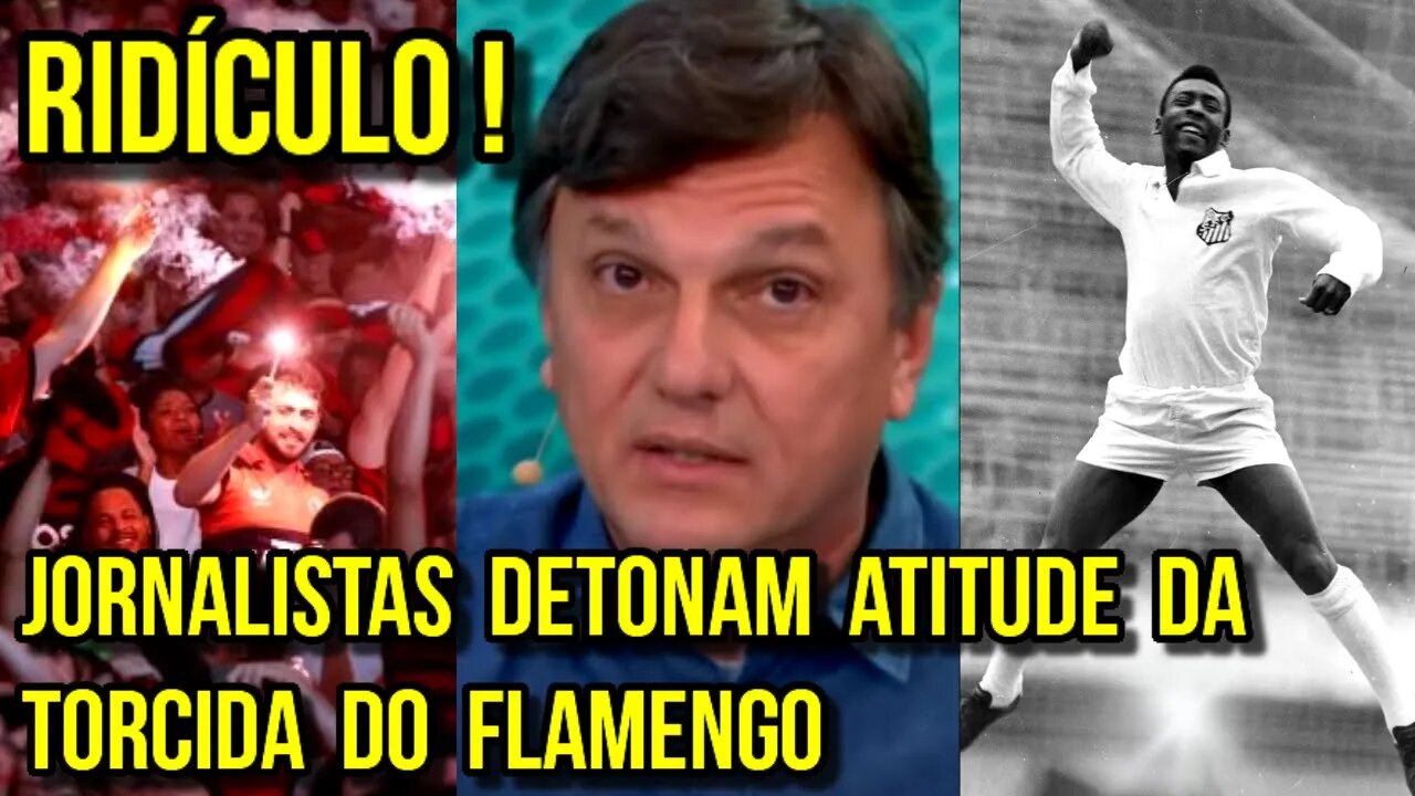 RIDÍCULO! MAURO CEZAR PEREIRA DETONA TORCIDA DO FLAMENGO SOBRE HOMENAGEM AO PELÉ NO MARACANÃ