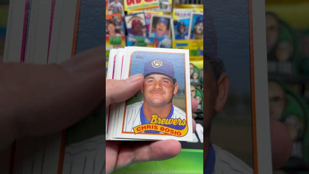 1989 Topps Baseball Pack #shorts