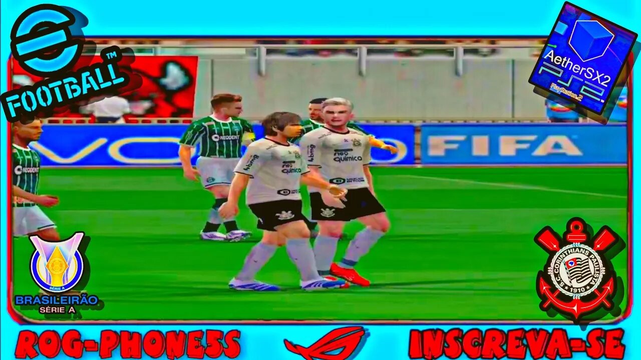 EFOOTBALL 2023 - AetherSX2 Emulator de PlayStation 2 para Android - Brasileirão 2023 - Corinthians