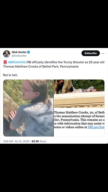 Here is the video of Matthew Crooks recorded video before shooting trump