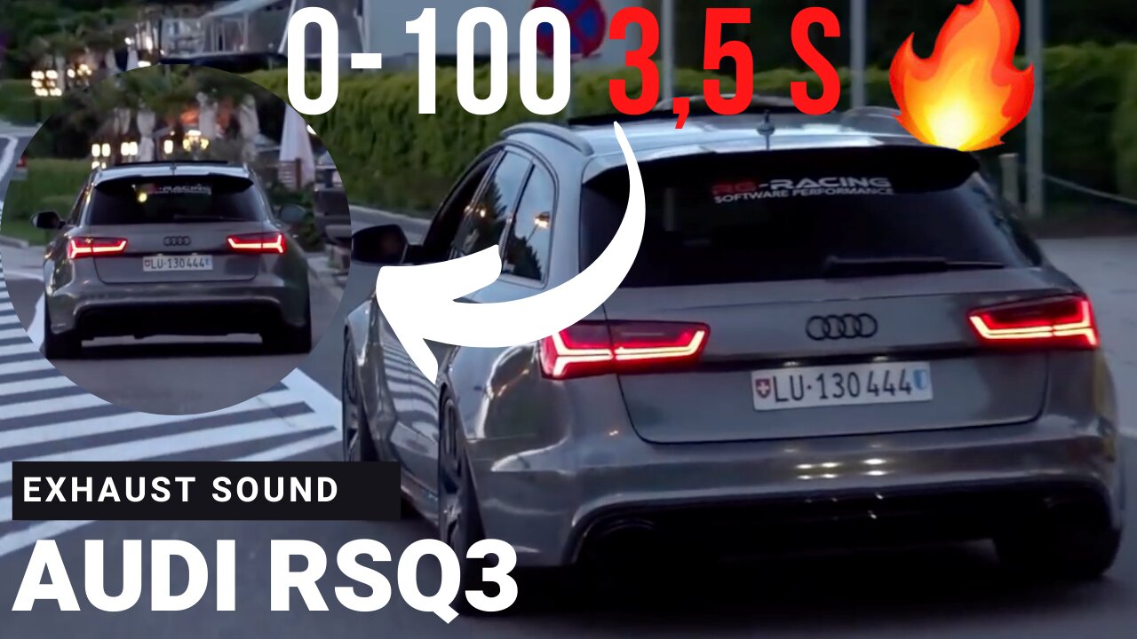 AUDI RSQ3 0-100 !! 🔥😍 EXHAUST SOUND