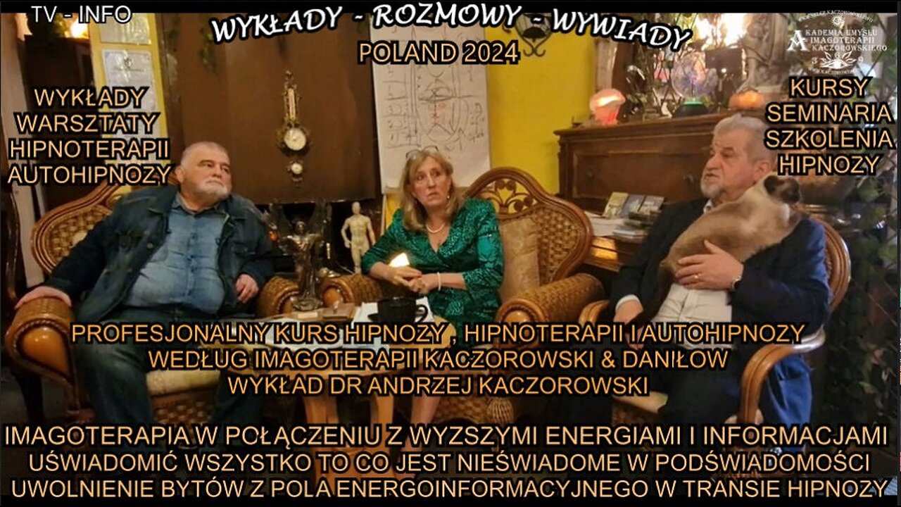 IMAGOTERAPIA W POŁĄCZENIU Z WYŻSZYMI ENERGIAMI I INFORMACJAMI. UŚWIADOMIĆ WSZYSTKO TO CO JEST NIEŚWIADOME W PODŚWIADOMOŚCI. UWOLNIENIE BYTÓW Z POLA ENERGOINFORMACYJNEGO W TRANSIE HIPNOZY.