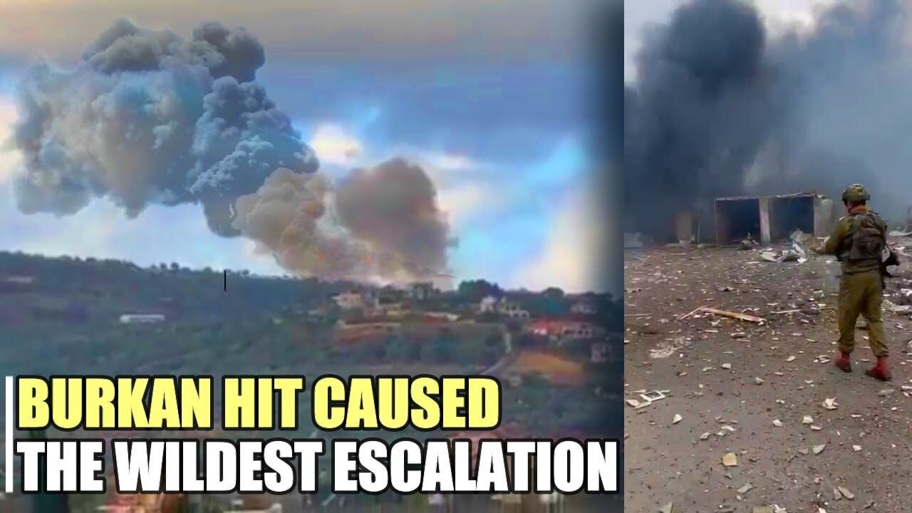 Hezbollah Burkan missile wreak havoc on Israeli Branit site