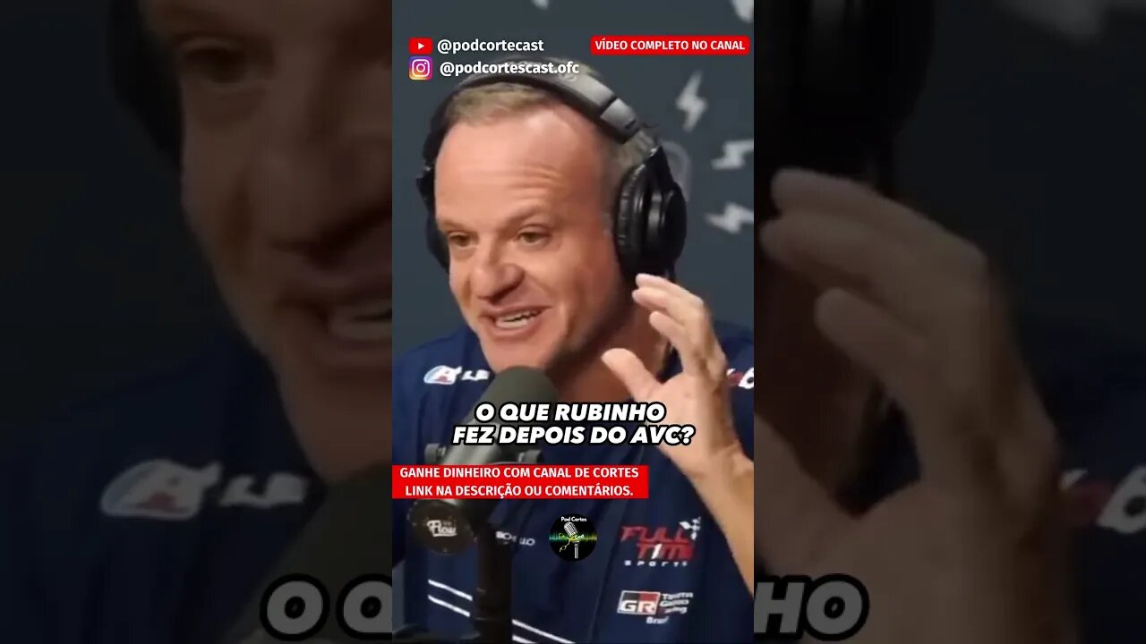 RUBINHO BARRICHELLO DEPOIS DO AVC #shorts #rubensbarrichello #piloto #formula1 #stockcar #f1