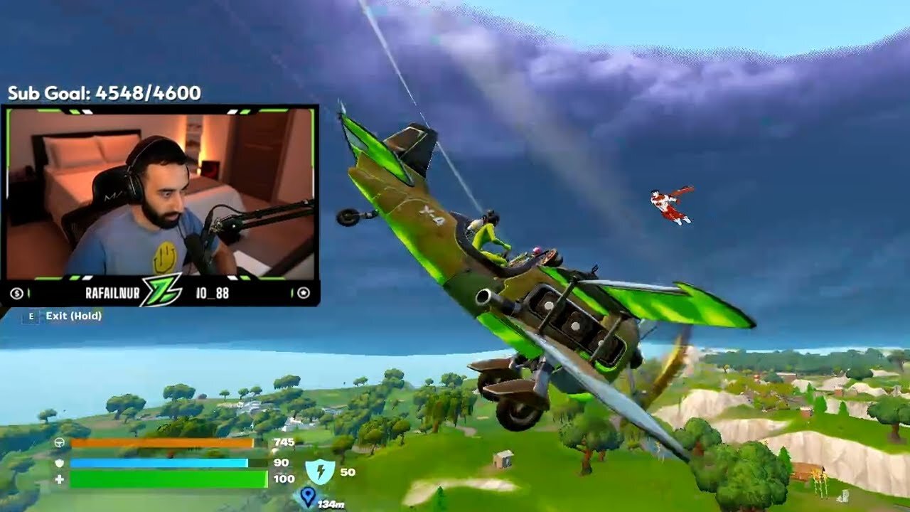 The Most INSANE Plane Clip Of Fortnite OG!