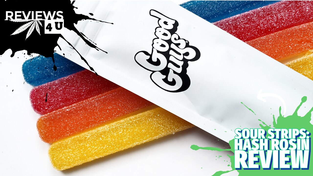 HASH ROSIN SOUR STRIPS REVIEW | MEDIBLE MUNCHIES- GOOD GUYS