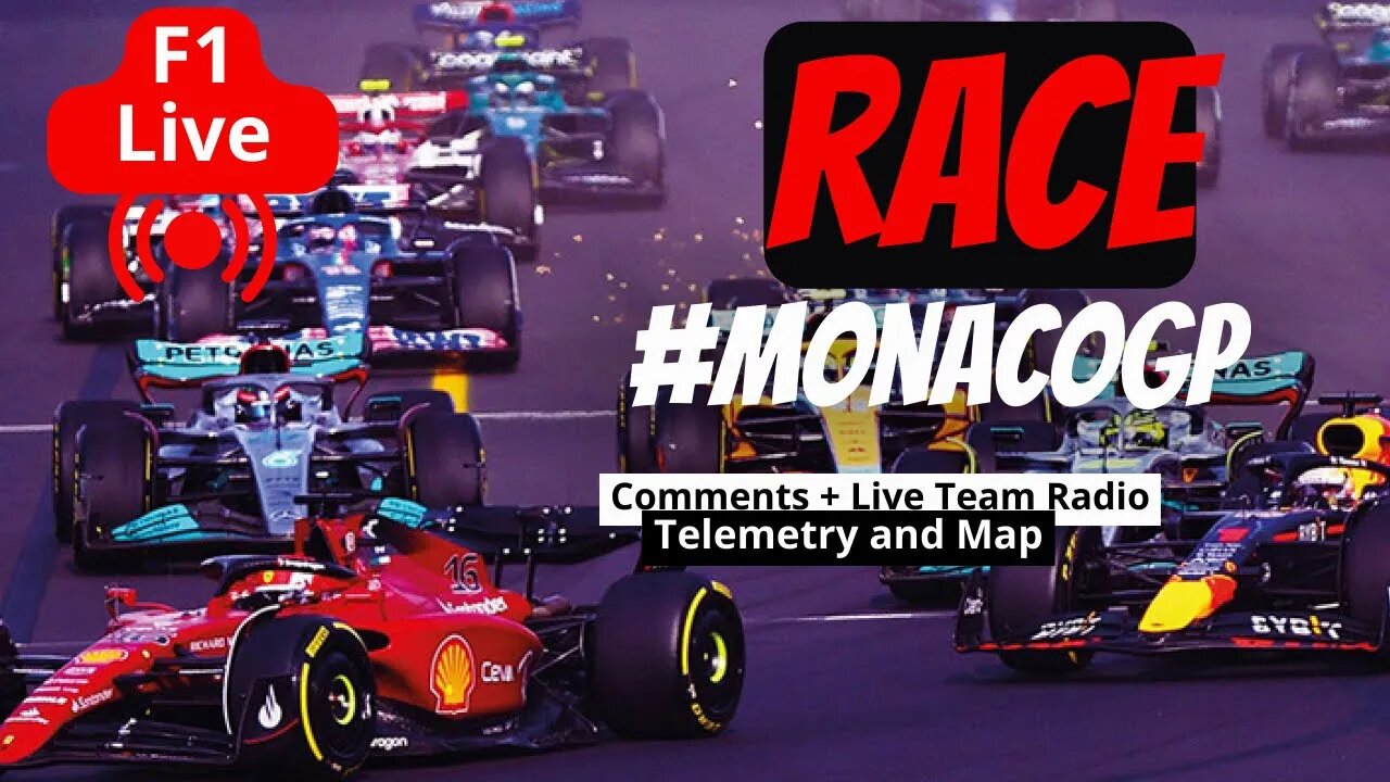 Live #monacogp Race| Team radio live | Live Timing and GPS Map