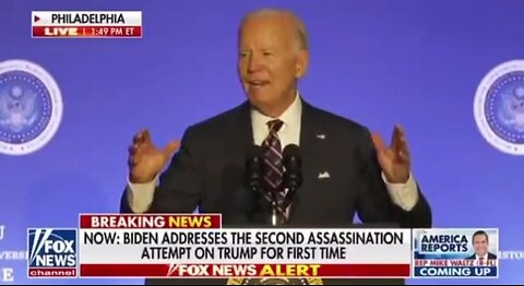 Biden Screams About No Political Violence After Assassination Attempt On Trump