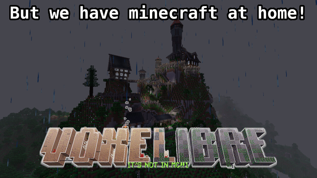 When Minecraft at home is better than the real thing