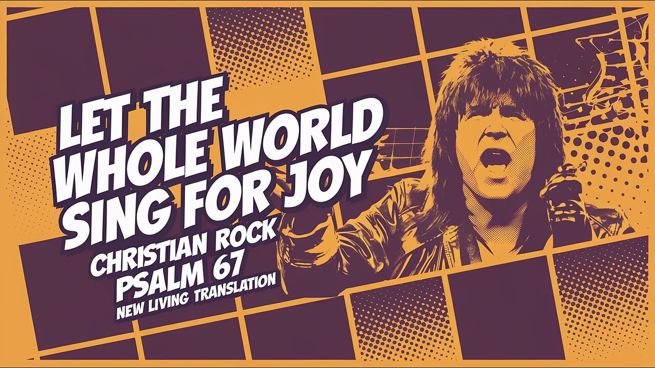 Let The Whole World Sing For Joy [Lyrics] - Psalm 67 (NLT) - Rock #christianmusic #christiansongs