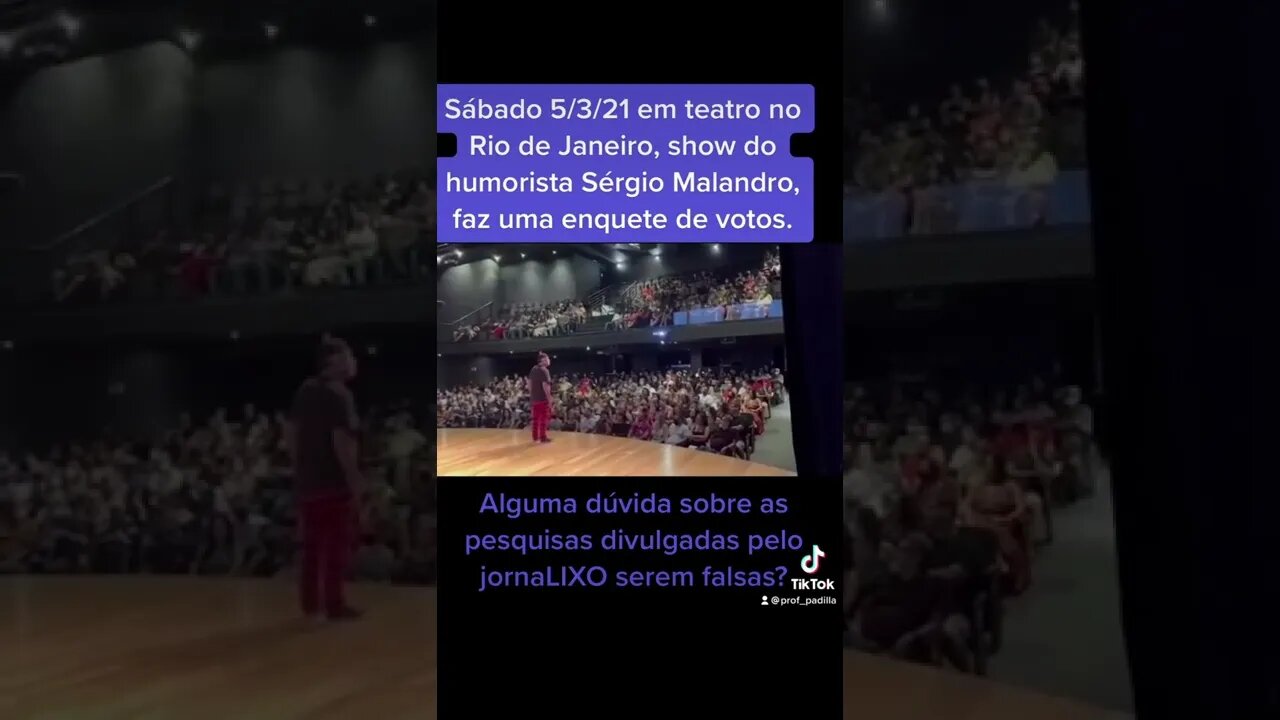 🤔Acreditas em pesquisas do jornaLIXO sobre o presidiário 9 dedos ser o preferido? 2/4