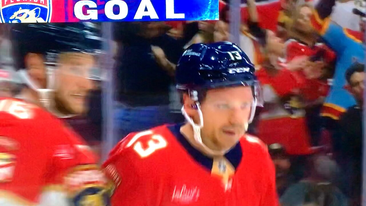 Panthers C #13 Sam Reinhart 🥅(1)🏒Wrist-Shot Goal.