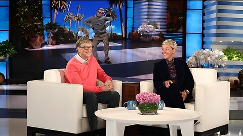 Bill Gates chat with Ellen for the first time