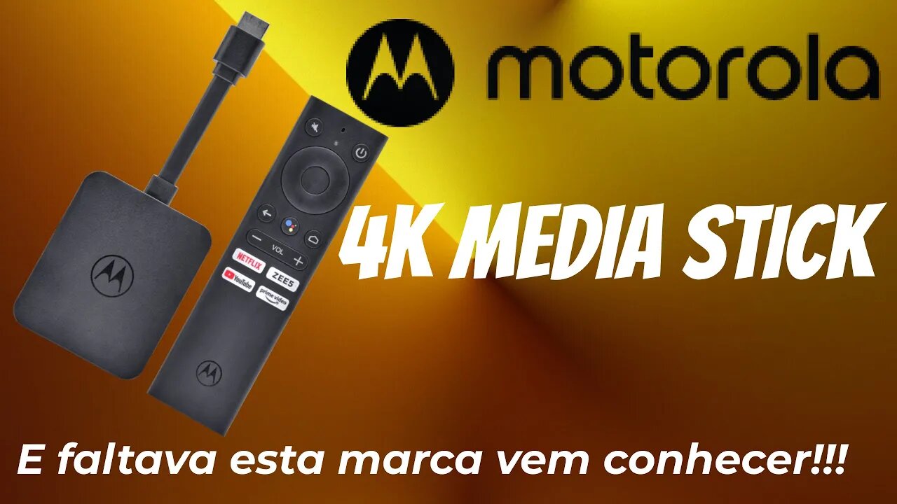 Motorola 4K Media Stick DVM 4K A01