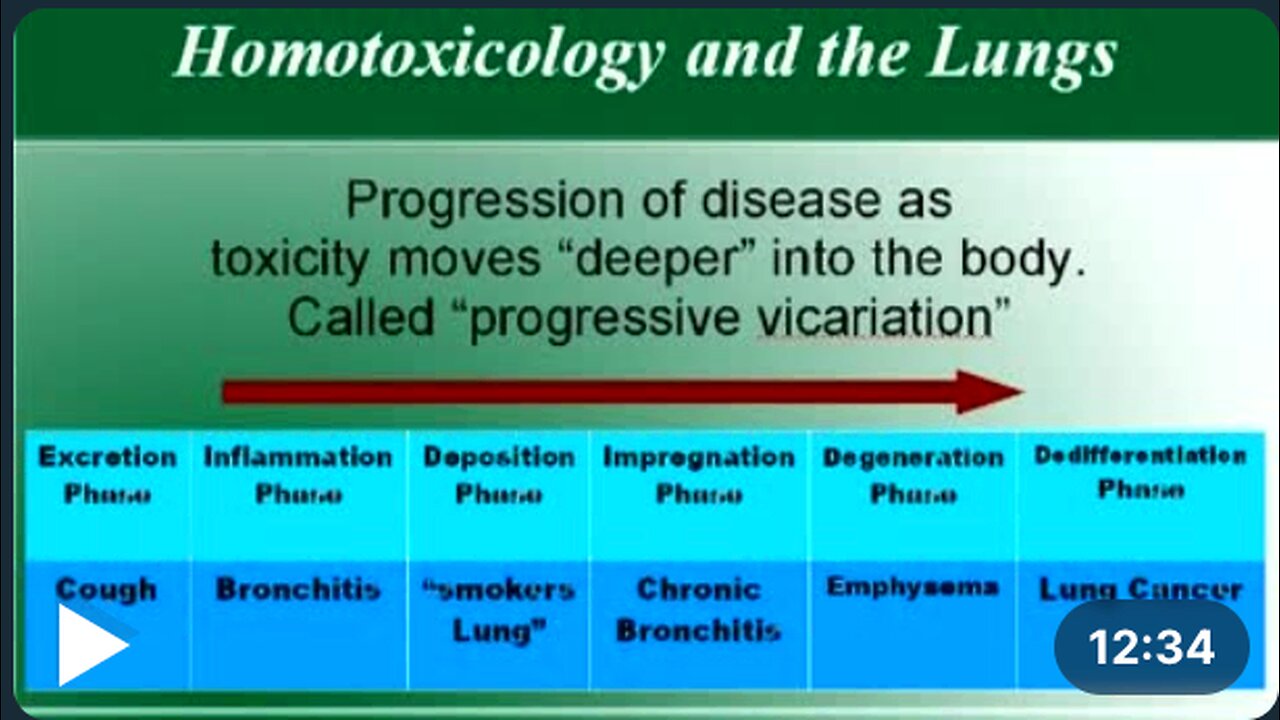 Concepts of Homotoxicology