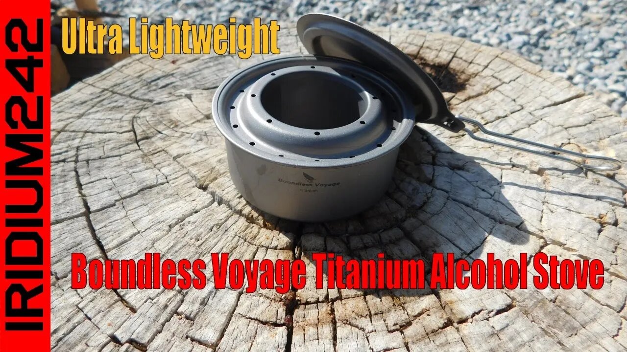 Ultra Lightweight: Boundless Voyage Titanium Alcohol Spirit Stove