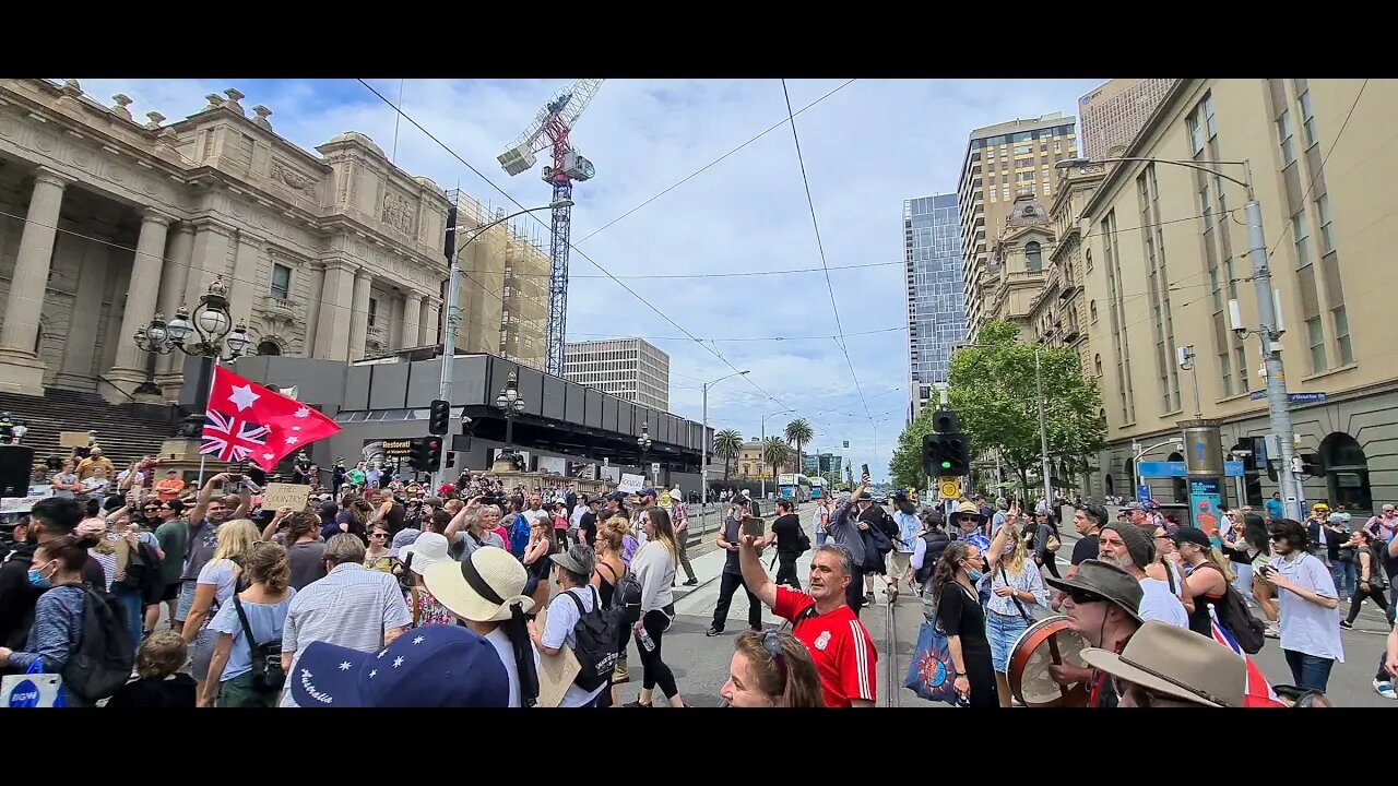 State Parliament Protestors meet with State Library Freedom Fighters (06/11/21)