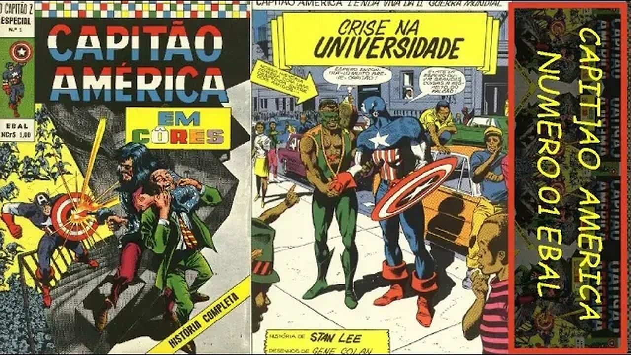 CAPITAO AMERICA NUMERO 01 EBAL #comics #quadrinhos #gibi #museudogibi #capitãoamerica #marvel