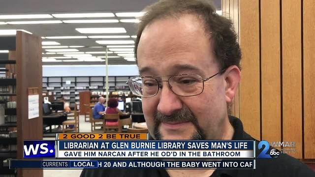 Librarian at Glen Burnie Library saves man's life