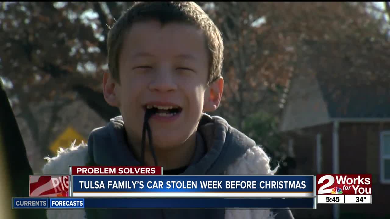 Disabled Tulsa Family's Car Stolen a Week Before Christmas