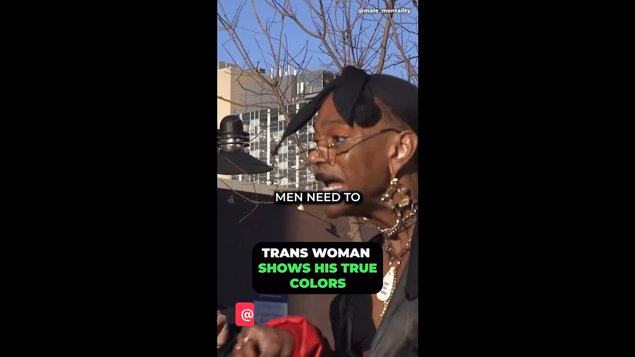 Trans woman shows his true color