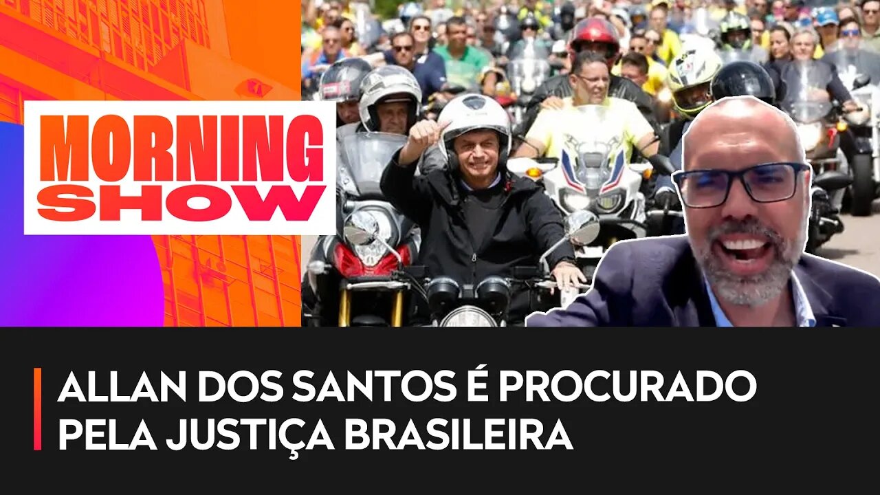 Bolsonaro prevaricou em motociata com Allan dos Santos?