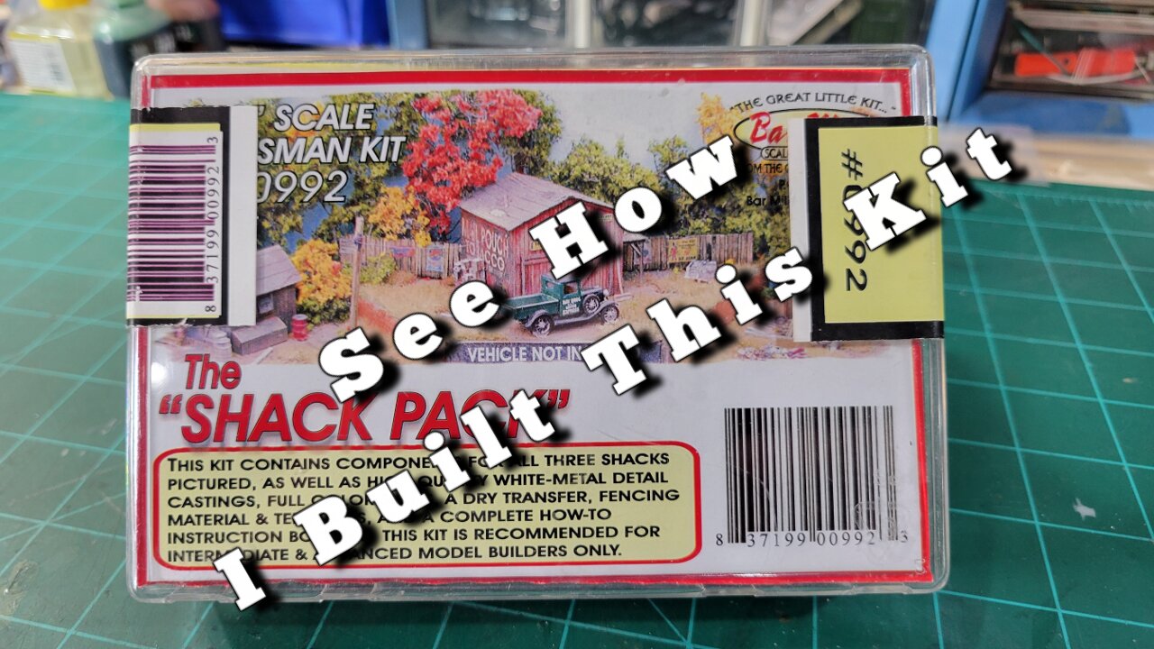 Building The Shack pack From Bar Mills Scale Model Works