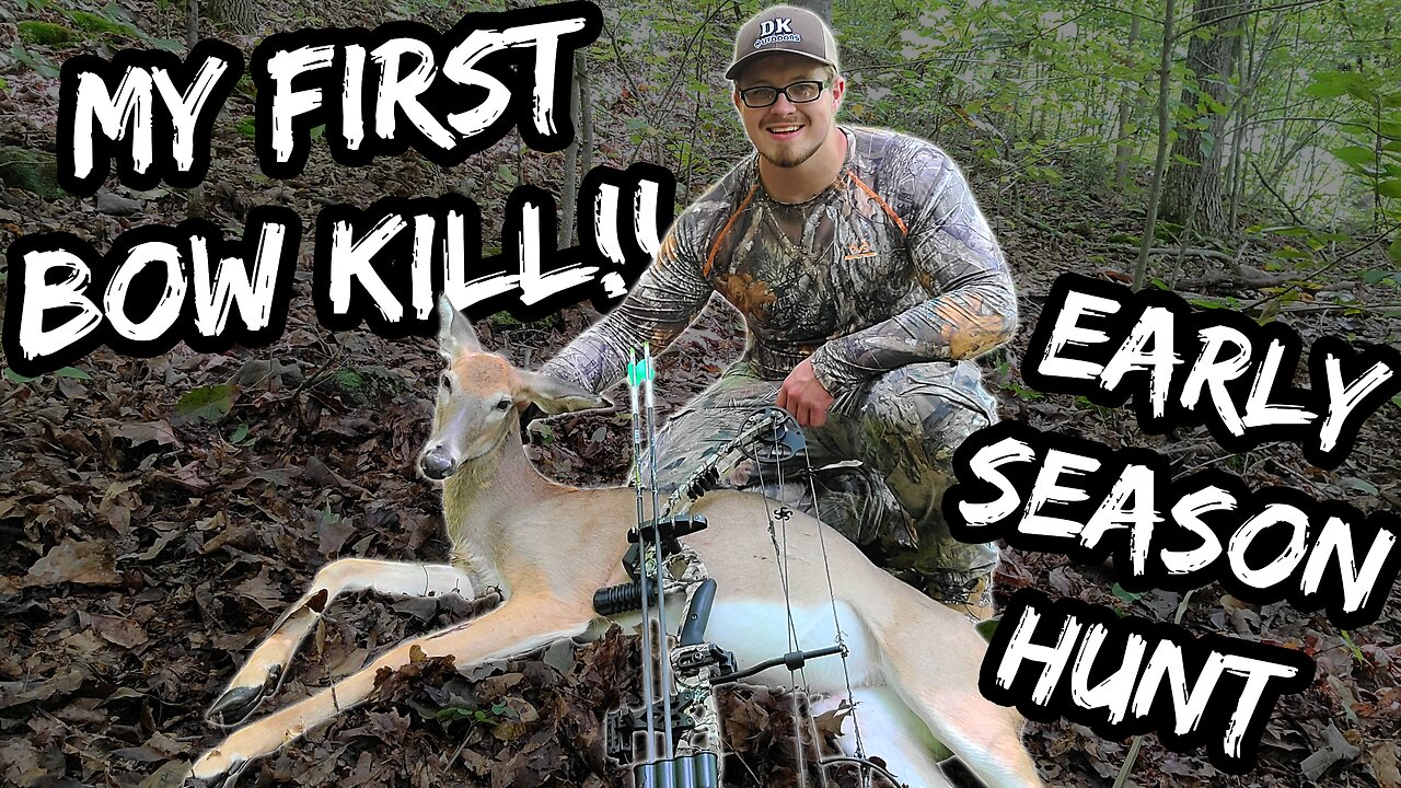 Kentucky Bow Hunting!! | Whitetail Doe Catch and Cook!! (Maybe)