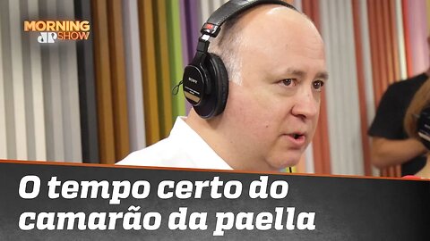 Daniel Bork, camarão e a paella!