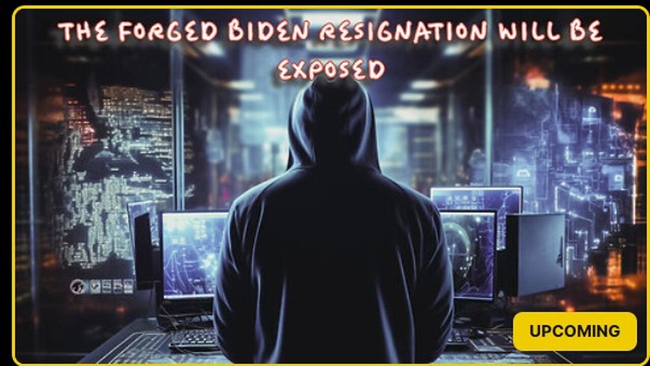 Julie Green subs THE FORGED BIDEN RESIGNATION WILL BE EXPOSED