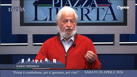 PIAZZA LIBERTA', intervento del dr. Dario Miedico