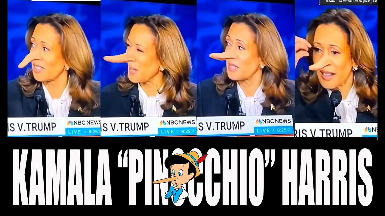 Kamala "Pinocchio" Harris at the Debate