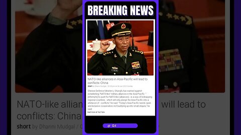 China: Military Alliances in Asia-Pacific Could Lead to Tensions and Conflict | #shorts #news