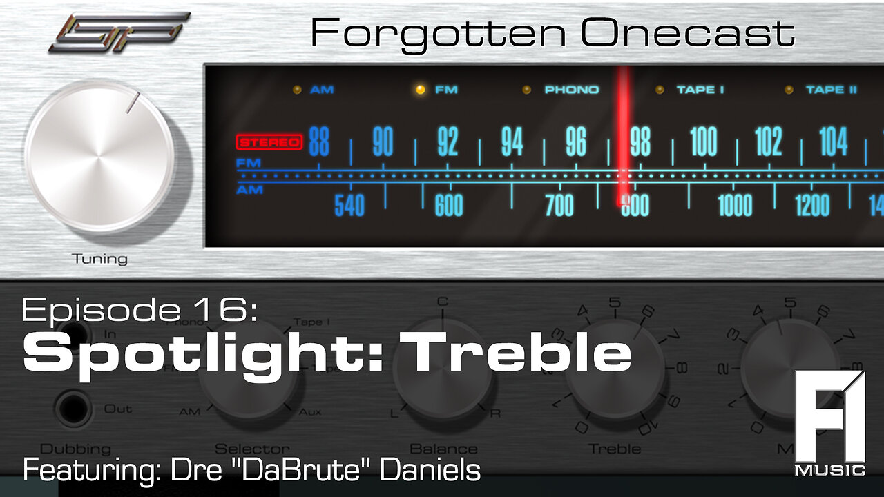 Forgotten OneCast Episode 16 – Spotlight: Treble w/ Dre “DaBrute” Daniels
