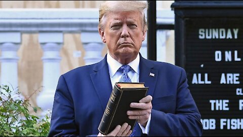 President Trump reads from the book of Jonah