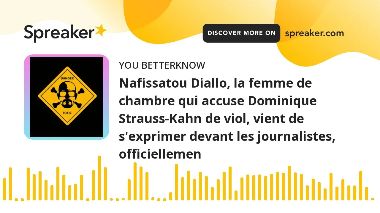 Nafissatou Diallo, la femme de chambre qui accuse Dominique Strauss-Kahn de viol, vient de s'exprime