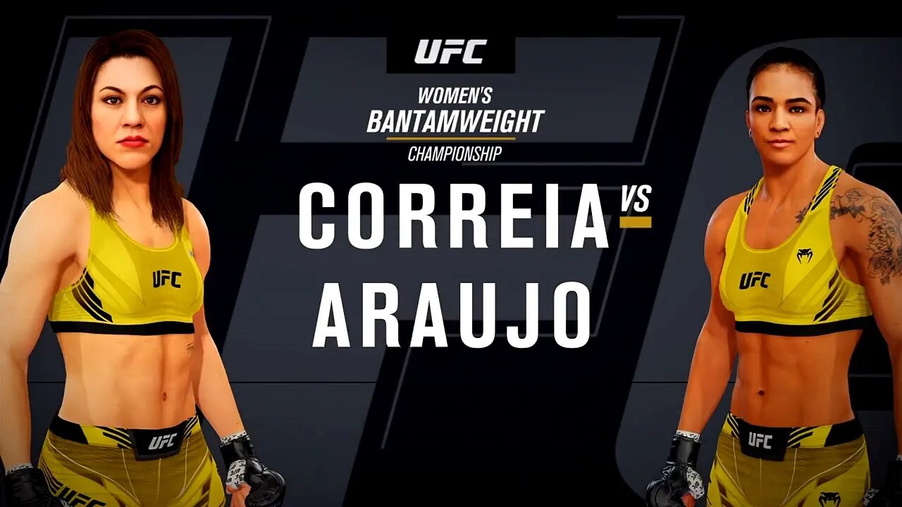 EA Sports UFC 4 Gameplay Viviane Araujo vs Bethe Correia