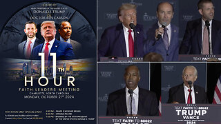 11th Hour Faith Leaders Meeting (10/21/2024) | Hosted By Doctor Carson & President Trump (Organized By Clay Clark) | Watch the Full Length 11th Hour Faith Leaders Meeting Hosted On October 21st 2024