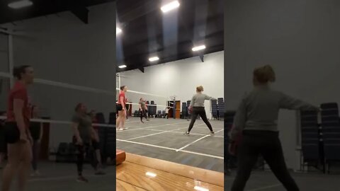 Just some 30 something’s playing volleyball pretending like we will be able to walk the next day. 😂