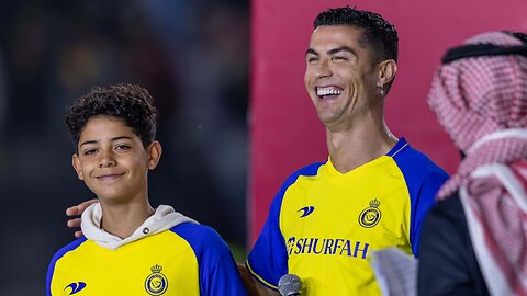 Cristiano Ronaldo Jr scoring goals like his dad now for Al Nassr