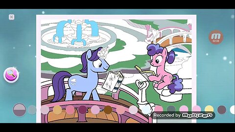 Painting some Unicorns in a Park! / MLP Color by Magic