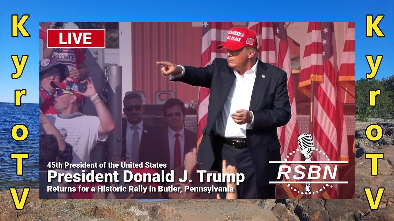 President Trump Returns for a Historic Rally in Butler, PA (suomenkielinen tekstitys)